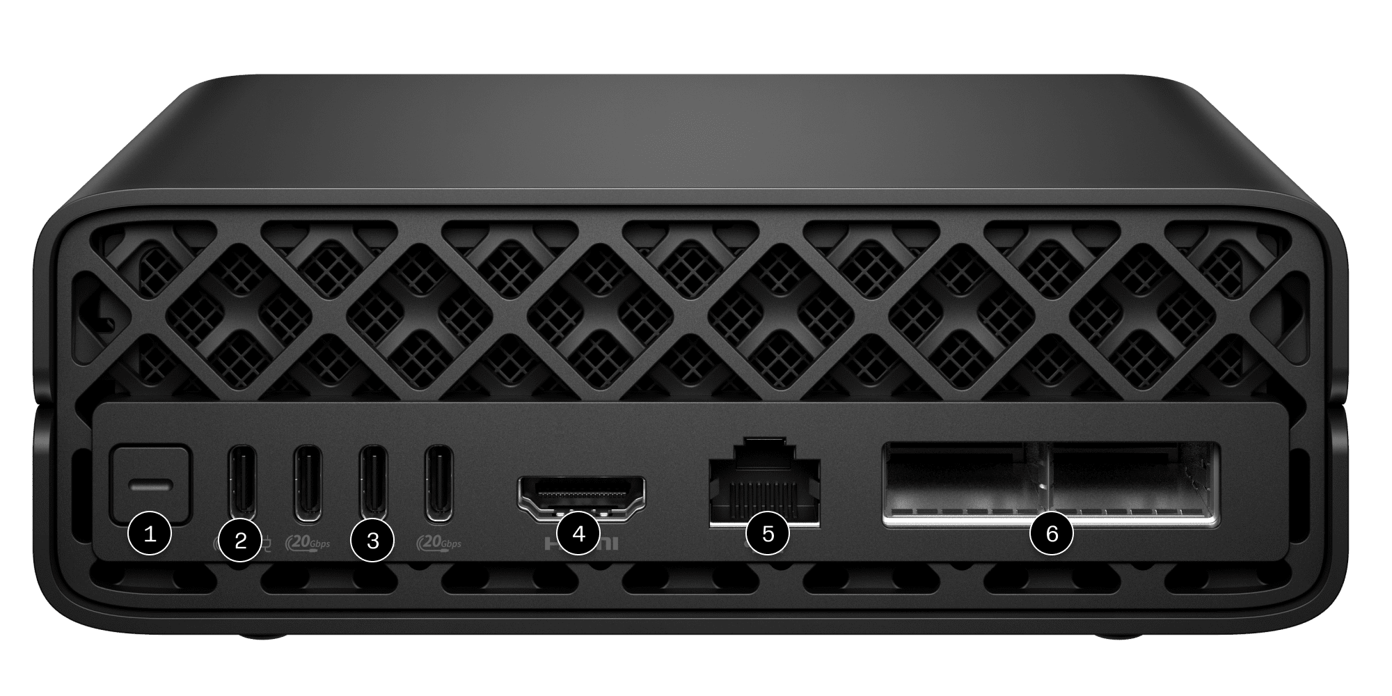 Puertos HP ZGX Nano