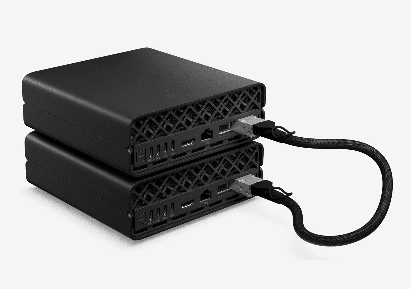 Dos sistemas HP ZGX Nano conectados